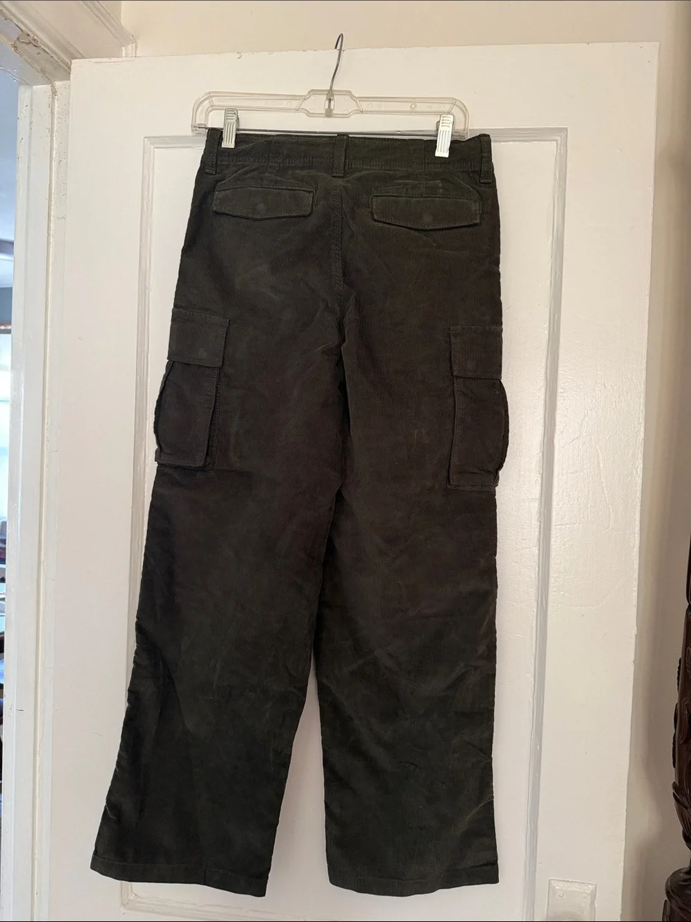 Boys Cargo Pants in Dark Brown